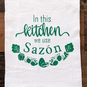 Handmade Sazon Ingredients Hand Towel